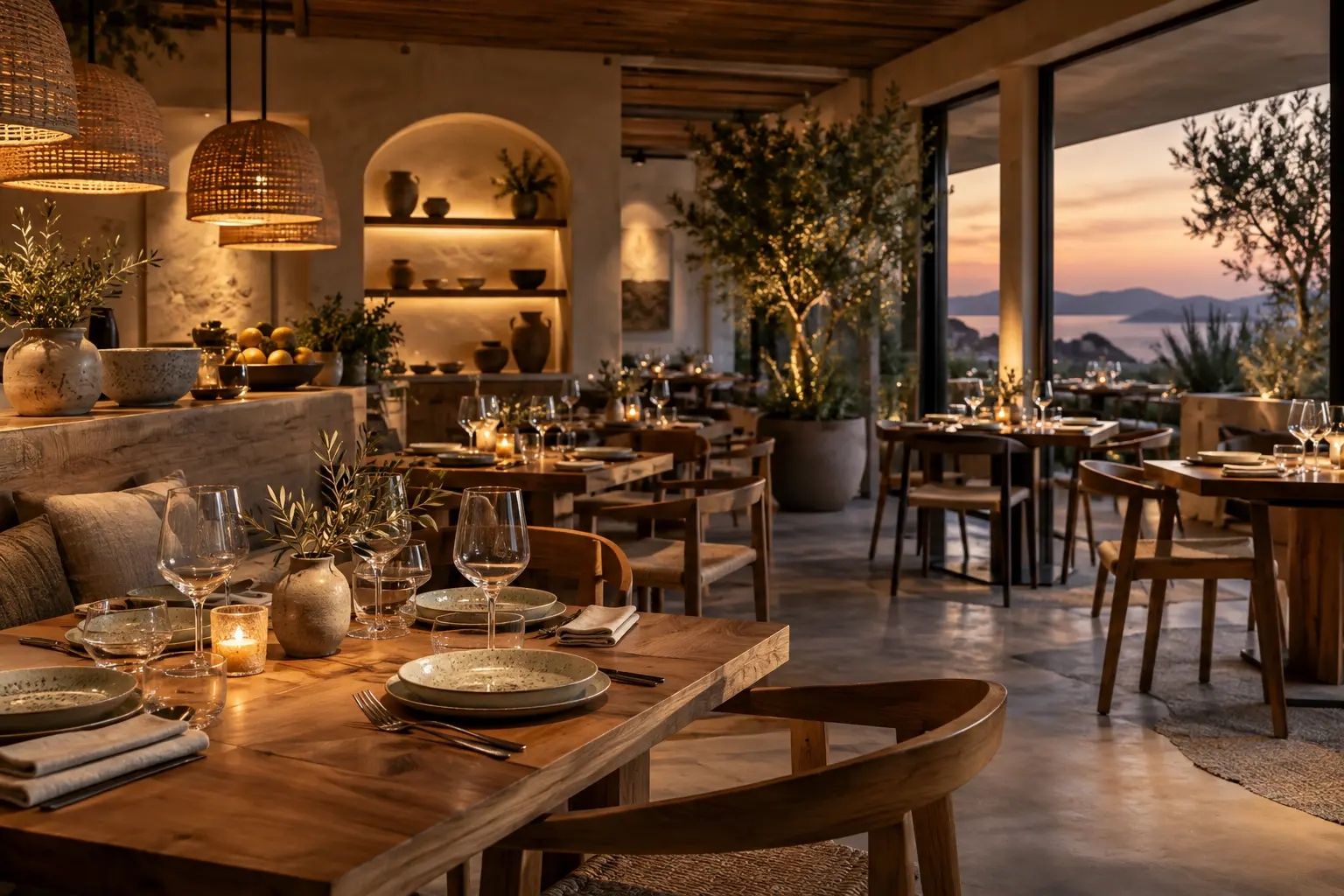 Salão do restaurante